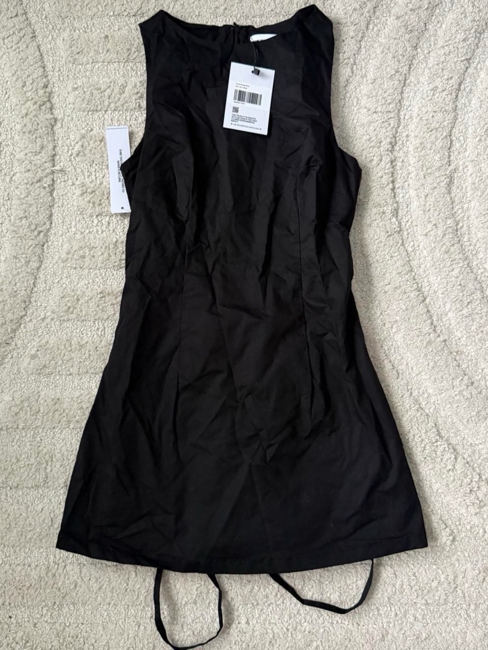 Princess Polly Black Sleeveless Mini Dress